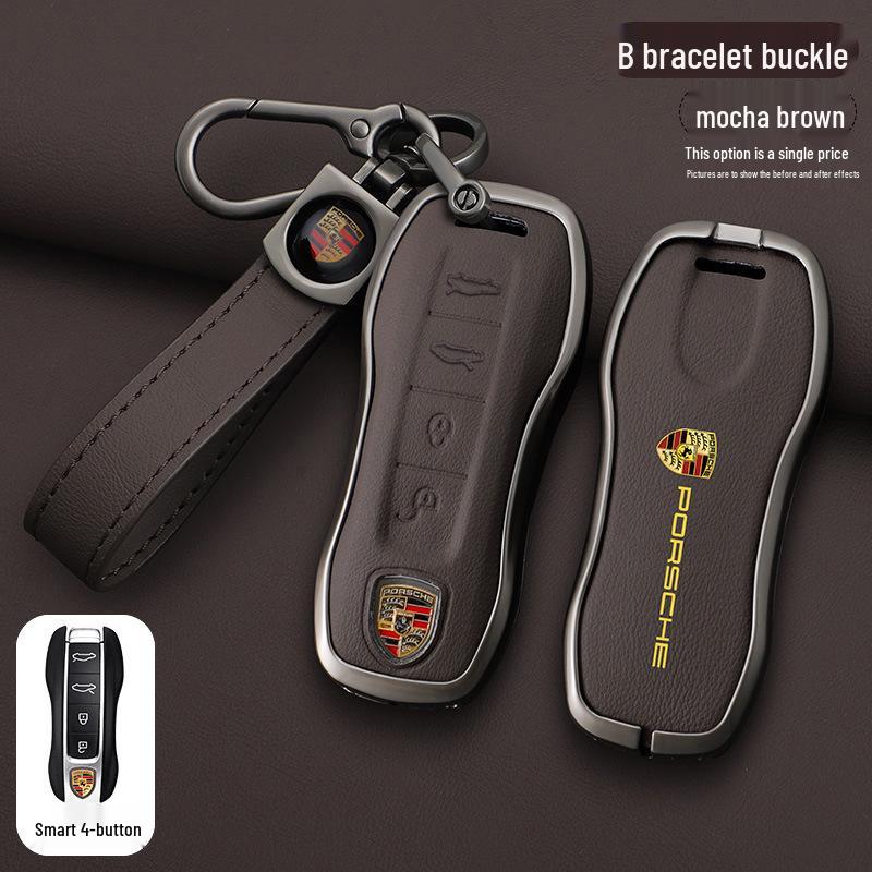 Porsche Key Case for New Macan, Cayenne, Panamera, 911, Maca, 718