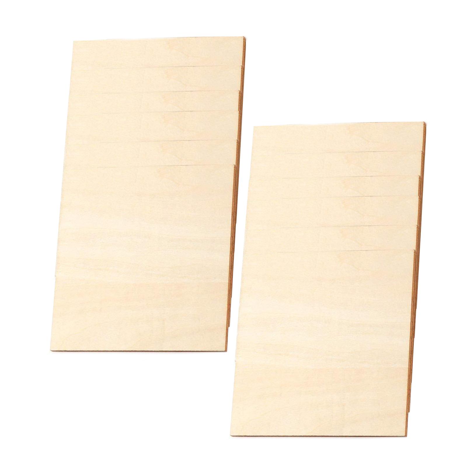 

12Pcs Basswood Sheets 6Inch 11.8Inch Unfinished Craft Wood Thin Wood Boards for Painting Engraving Hanging Ornament 30