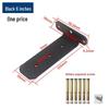 Invisible Heavy-Duty Wall Mount Shelf Bracket - Triangle Support (150/200/250mm)