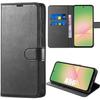 Protective Case - BOOLING - Samsung Galaxy A56 5G - Shockproof PU Leather - Black - Built-in Stand