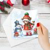 6pcs Christmas Diamond Art Cards Handmade Diamond Art Christmas Cards Diamond Embroidery Painting Kits Arts Crafts for Christmas