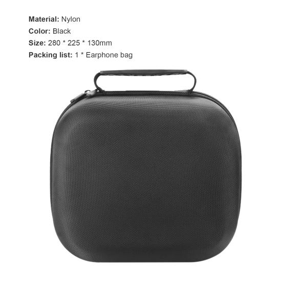 Protective Bag Anti-scratch Good Hardness Lightweight Gaming Bluetooth-compatible Headphone Nylon Storage Pouch for Logitech G933