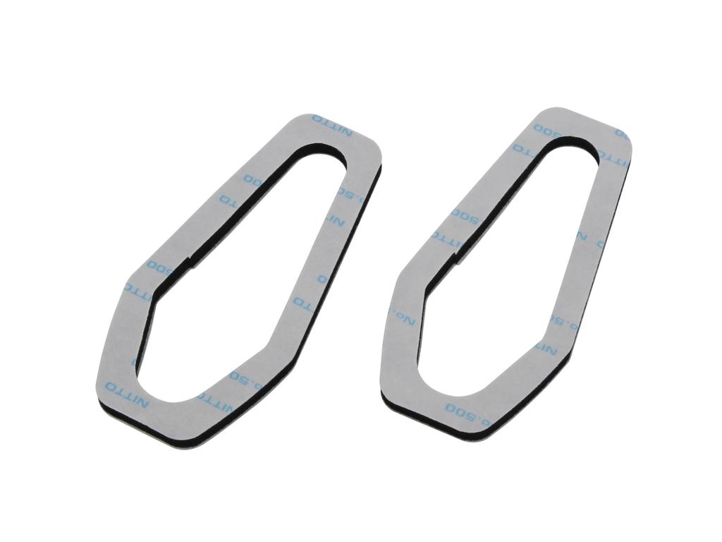 POSH 090001-TP Motorcycle Supplies, Aero Sharp Mini Turn Signals Double-Sided Tape, Pack of 2, Black