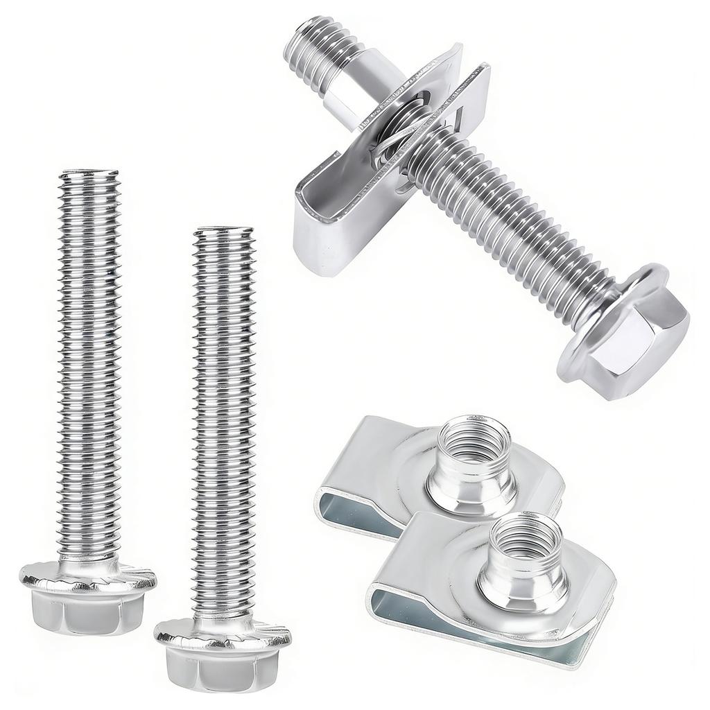 2 Pieces Strong 304 Stainless Steel Mounting Strap Bolts For Fuel Tank Secure Fit 55157 GM11516770 GM11519894 GM15743078