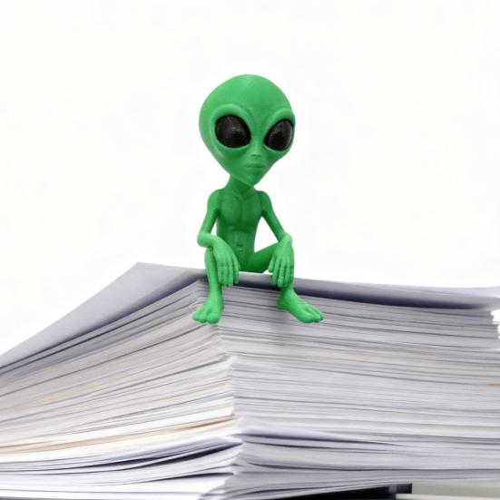 Mini Alien Ornament Sci-fi Alien Figur Lustige Sitzende Alien Statue Pflanzgefäß Dekoration für Garten Zuhause Schreibtischdeko Geschenk für Alien-Liebhaber