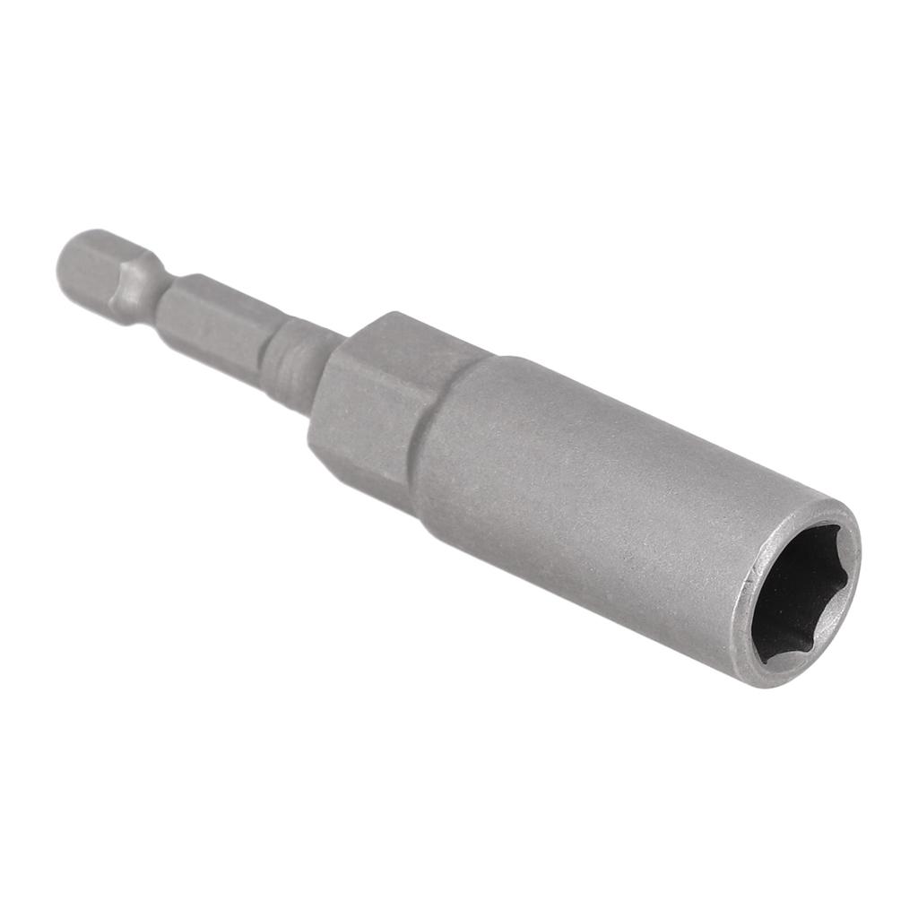 1 Stück 80 mm Länge Sechskantantrieb Magnetische Stecknuss Schlagmutter Bolzen Bohrer Set 5,5-19 mm Sechskantschaft Schlagnussadapter Mutternsetzer