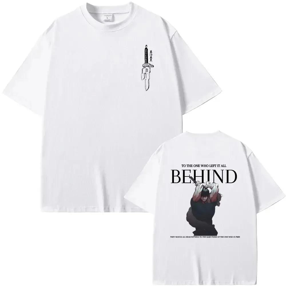 Summer Japanese Anime Jujutsu Kaisen Men Teenager T-shirt Manga Ryomen Sukuna Boys Short Sleeve T-shirts Oversized Cotton Casual
