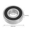 1 PCS 2RS Double Rubber Sealed Deep Groove Ball Bearing 25 X 62 X 17mm(6305 2rs)