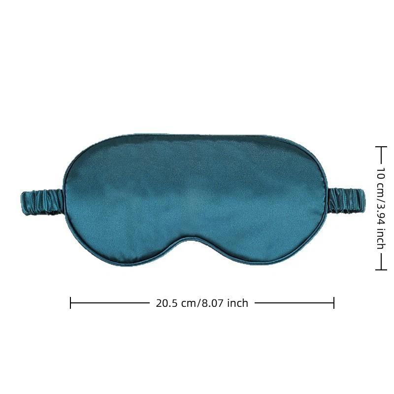 Double Sided Silk Eye Mask for Men Women Light Blocking Breathable for Travel Home Sleep Nap Rest