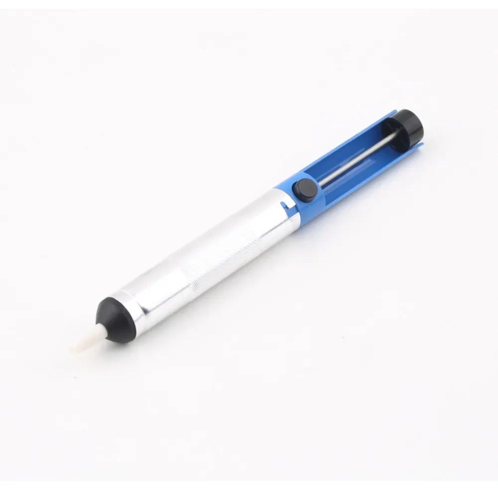 Aluminum metal desoldering pump desoldering gun desoldering pen disassembly vacuum soldering iron desoldering tool manual weldin