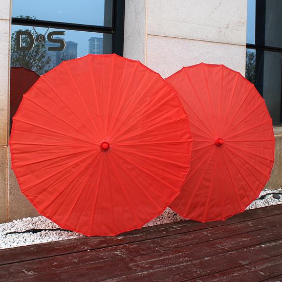20/30/40/60/85CM Colorful Paper Umbrella Chinese Style DIY Crafts Decorative Oil-paper Painting Umbrella Bamboo Handle Oriental Parasol Party Favors