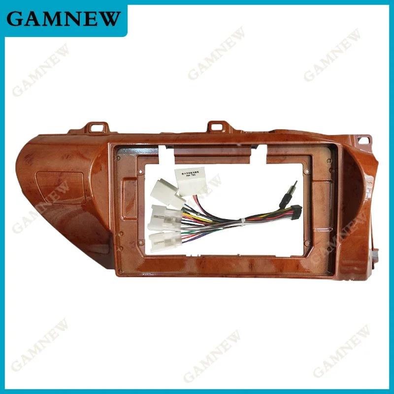 10.1 inch Car Radio Fascia Panel for TOYOTA Hilux 2014-2019 stereo dash Frame