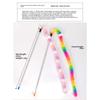 Pet Toy, Big Eyes Rainbow Caterpillar Cat Toy, Soft Flannel To Relieve Boredom and Have Fun, Cat Toy