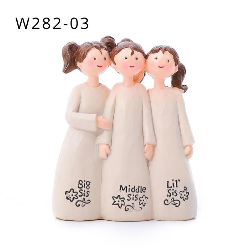 Great Friend Friendship Prayer Angel Girl Resin Decoration Sculpture Garden Flower Fairy Crafts