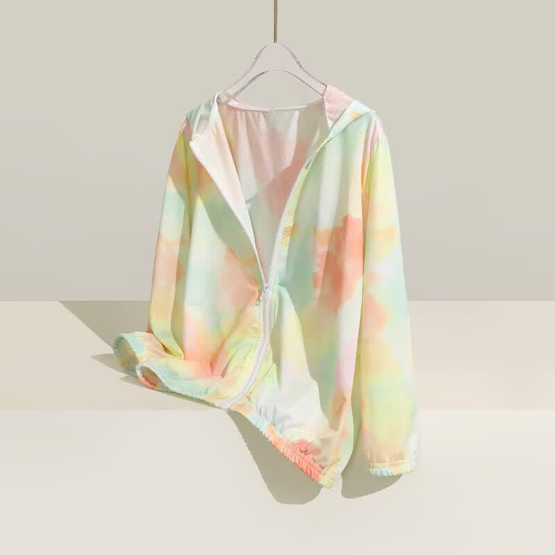 Xiaohu·Patty Girls' Patterned Summer Hooded Skin Jacket