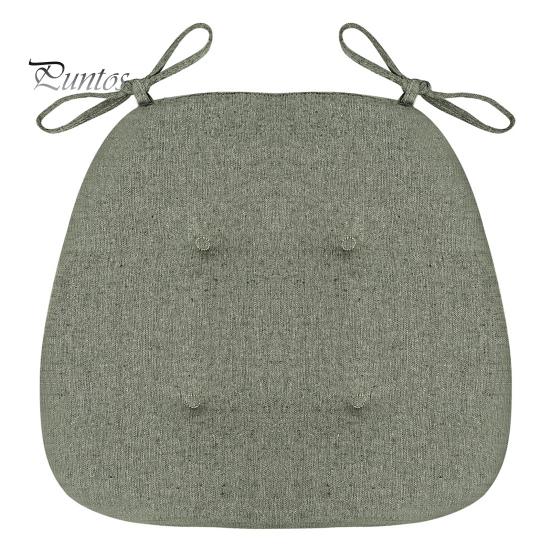 

Подушка на стул с нескользящим фиксирующим ремнем, утолщенная губчатая набивка, мягкая эластичная подушка на стул в форме лошадиного копыта, для дома, кухни, офиса, патио, подушка для сиденья зелёный