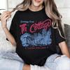 Damen Vintage Beheiztes Rivalität Ich Komme Zum Ferienhaus Sommer Mode T-Shirt Tee Unisex Streetwear Lässige Sommer Oberteile