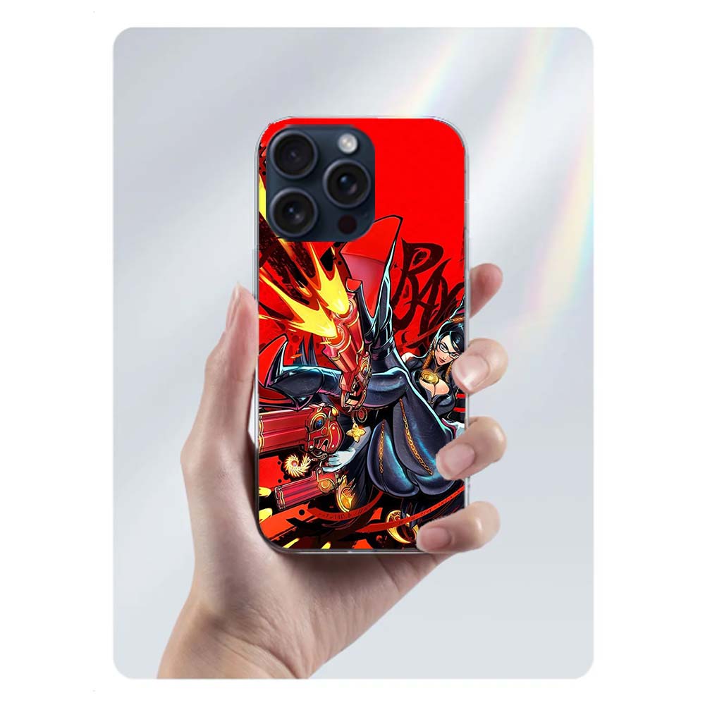 Bayonetta Clear Phone Case For Iphone 17 Air 16 Pro Max 15 Pro 14 Plus 17E 16E 11 13 12 Mini Cover Cases Fundas Cell TPU Capa Sh