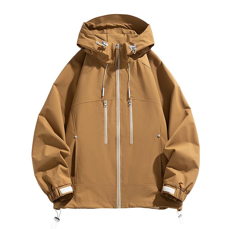 

Тонкая куртка, бейсбольная куртка, молодежная куртка, ветрозащитная куртка, мужская куртка с капюшоном XXXXL дубильная кора