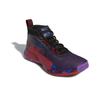 adidas D Lillard 5 Shock Absorption Non-Slip Wear-Resistant Mid-Top Basketball Shoes Men Sneakers Purple Red EF8663