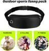 Running Waist Bag for Phone Lightweight Waterproof Adjustable Cycling Belt Pouch Reflective Strip Invisible Sports Fanny Pack
