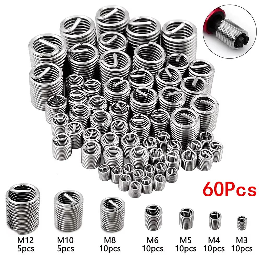 Wire Thread Insert M3-M12 Stainless Steel Spiral Wire Screw Sleeve Used For Daily Auto Parts Maintenance