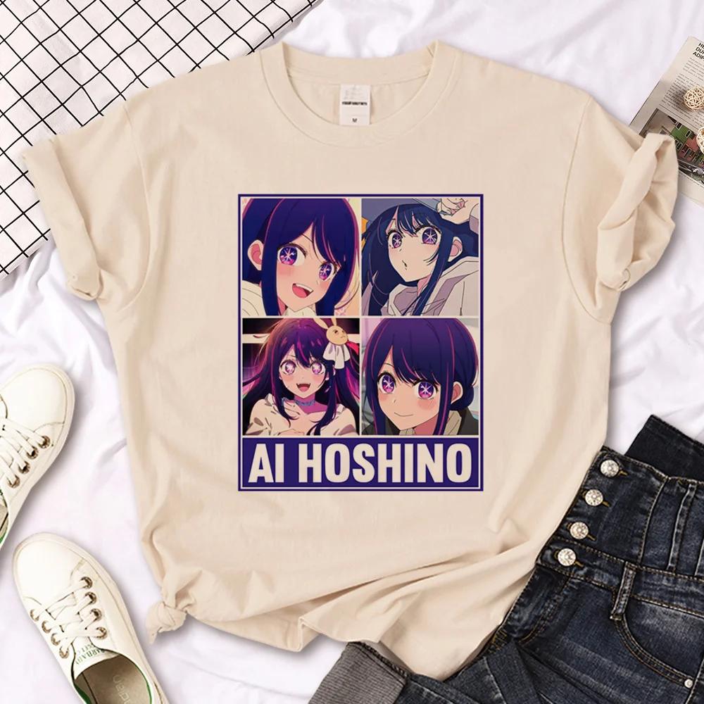 Oshi No Ko T Shirt Women Harajuku Top Girl Y2k Comic Unisexga Clothes Fashionable Summer Short Sleeved Female Top Tees