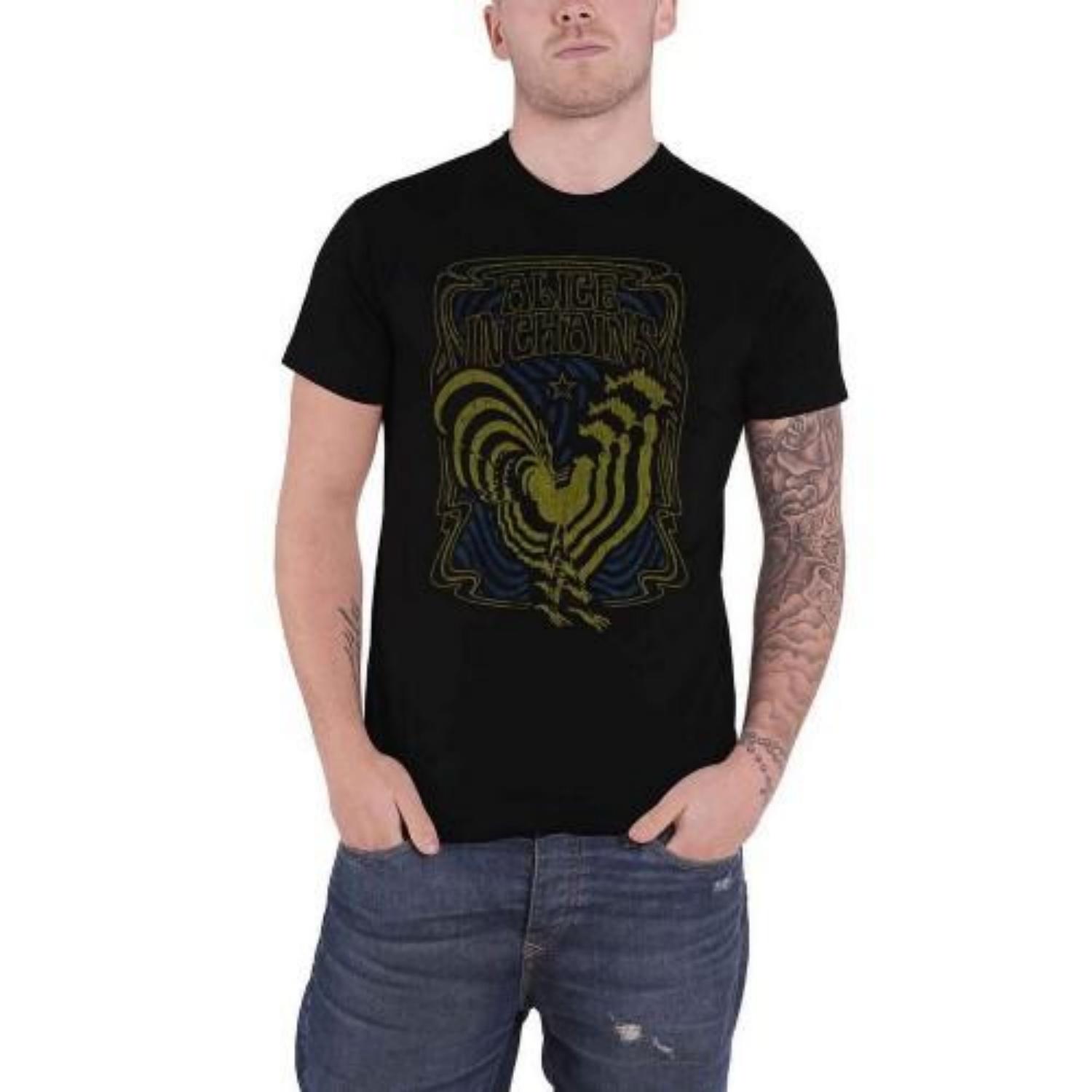 Alice In Chains Unisex Adult Rooster T-Shirt S