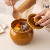Zhishi Ceramic Double Boiler Steamer Pot
