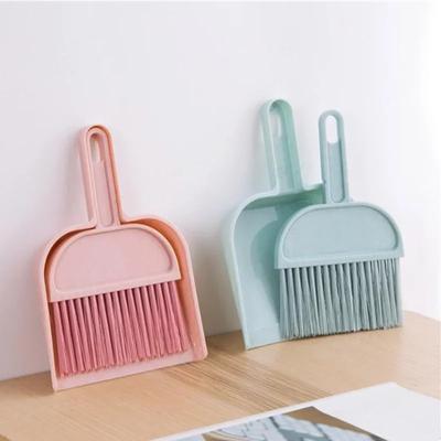 Fashion Broom Set Desktop Cleaning Table Brush Iron Dustpan Car Pets Sweeping Tool Kids Sweeper Pet