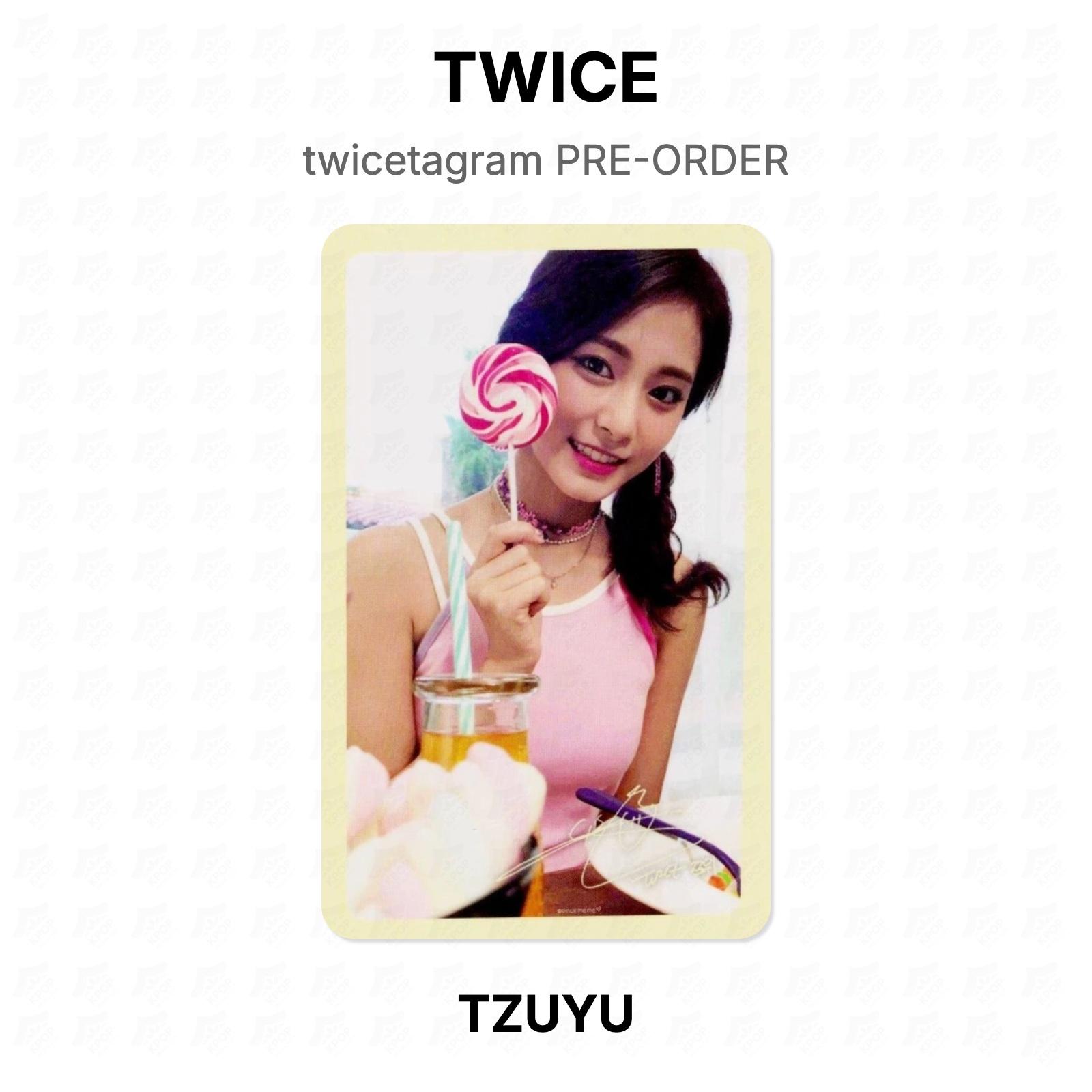 TWICE twicetagram PRE-ORDER Official Photocard TZUYU