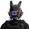 Maschera Casco LED Cyberpunk con Schermo Integrato - Controllo APP Maschera Integrale Techwear per Halloween Cosplay Festa Festival Musicale