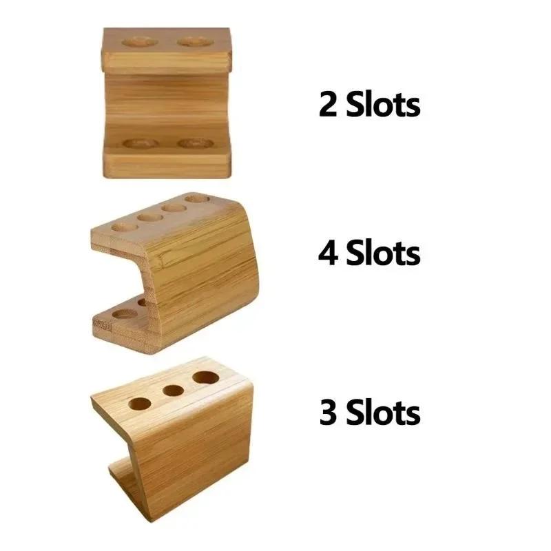 2/3/4 Hole Tooth Brush Storage Rack Home Bathroom Hotel Multi Slot Bamboo Toothbrush Holder Electric Toothbrush Head Holder