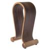 Support pour casque - maclean - mc-815w - bois noisette - design moderne - antidérapant
