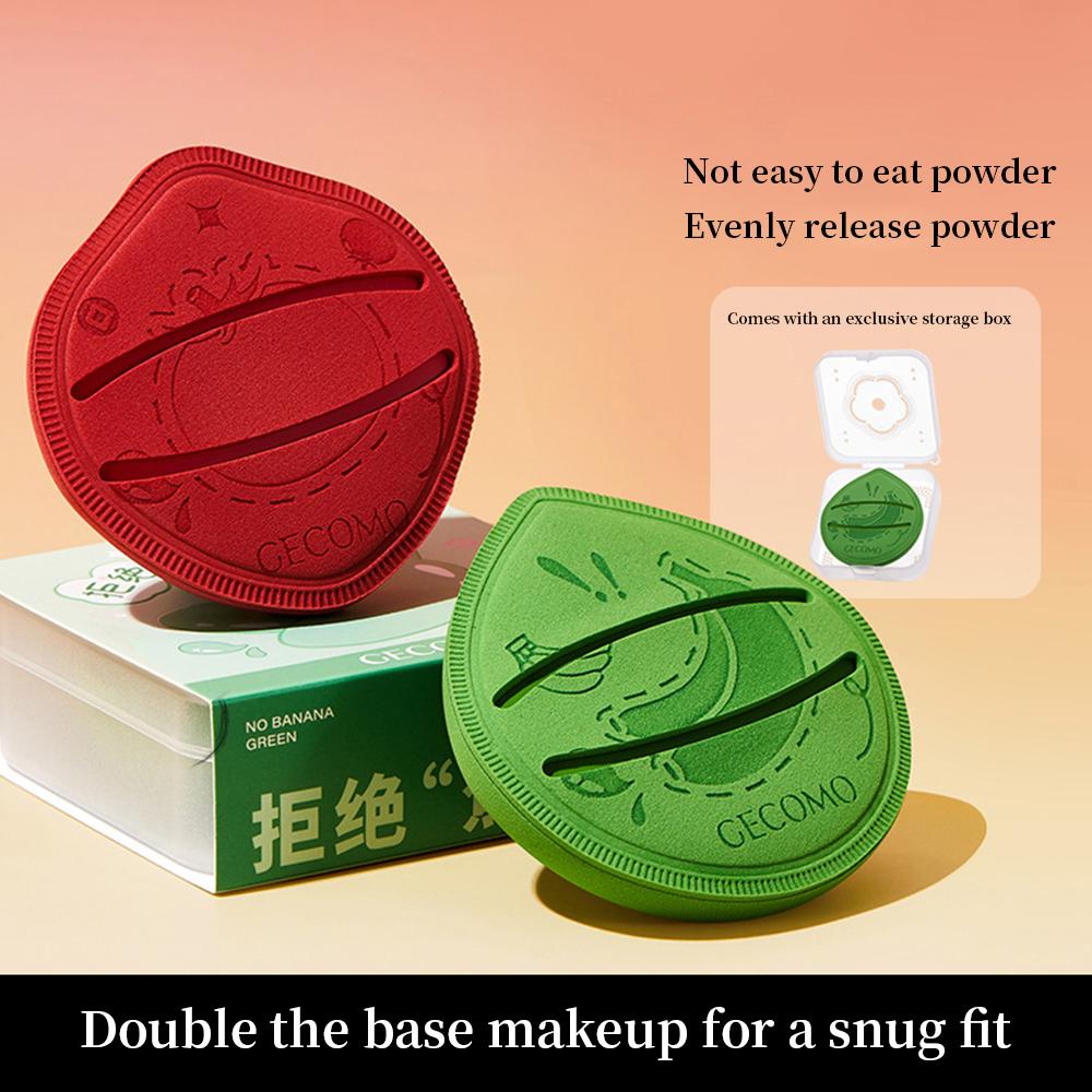 Houppette à Poudre de Maquillage Ceative Éponge à Double Usage Humide et Sec Éponge Épaisse Douce & Douce pour la Peau Houppette de Beauté Outil de Maquillage Mignon