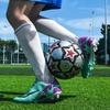 LiXingMing Football Shoes For Men White Professional Low-top Society Cleats Outdoor Lawn Teenager Soccer Training Sneaker