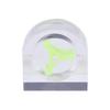 1pc 2 Way Water Cooling Indicator Acrylic Transparent Flowing meter G1/4 Thread