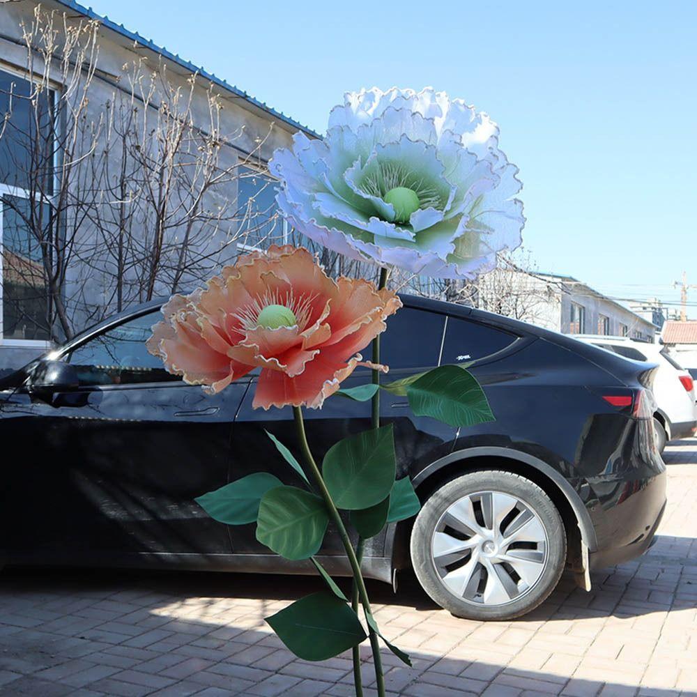 3D Big Simulation Flower 30cm Artificial Flowers Window Display Fake Flower  Wedding