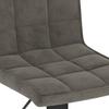 Bar Stool Dark Gray Velvet
