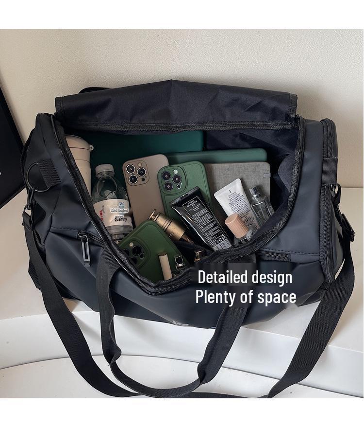 Unisex High-Capacity Waterproof Sports Bag: Fashionable Fitness Oxford Cloth Bag with Dry/Wet Separation for Travel