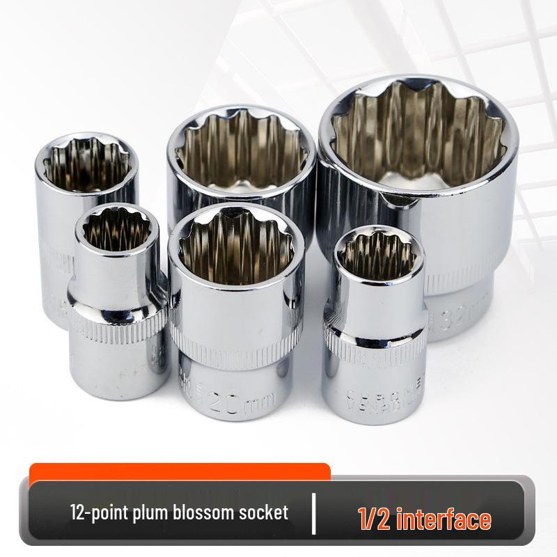 

12-Point Torx Spline Socket Set, 1/2 Drive, 8-32mm, Auto Repair Tool 14mm