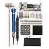 132-Piece Watch Repair Tool Set with Strap Remover and Hole Punching Tools