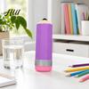 Pen And Marker Holder 3D Printed Pencil Shape Case, Large Capacity Eraser Sharpener Case for Students, Novelty Stationery Organizer Desk Travel School