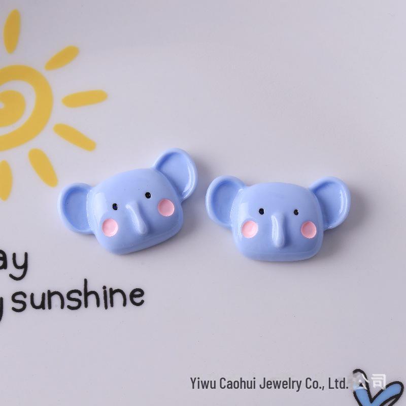 Shiny Cute Cartoon Animal Hairpin: Elephant & Frog DIY Accessories