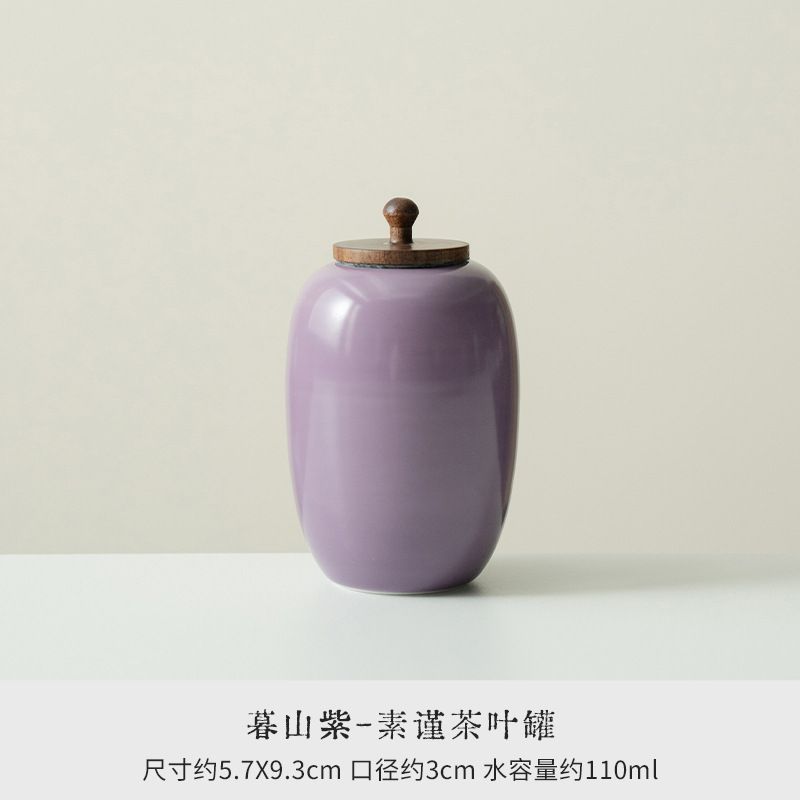 European-style Ceramic Tea Canister Colorful Multifunctional Candy and Snack Box Kitchen Nuts and Coffee Bean Herb Storage Jar