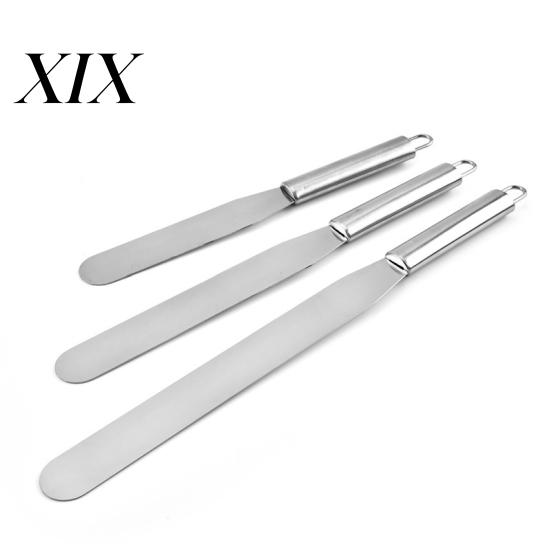 Cake Spatula Cream Labor-saving Rust-proof Stainless Steel Multi-function Scraper Baking Tool for Home
