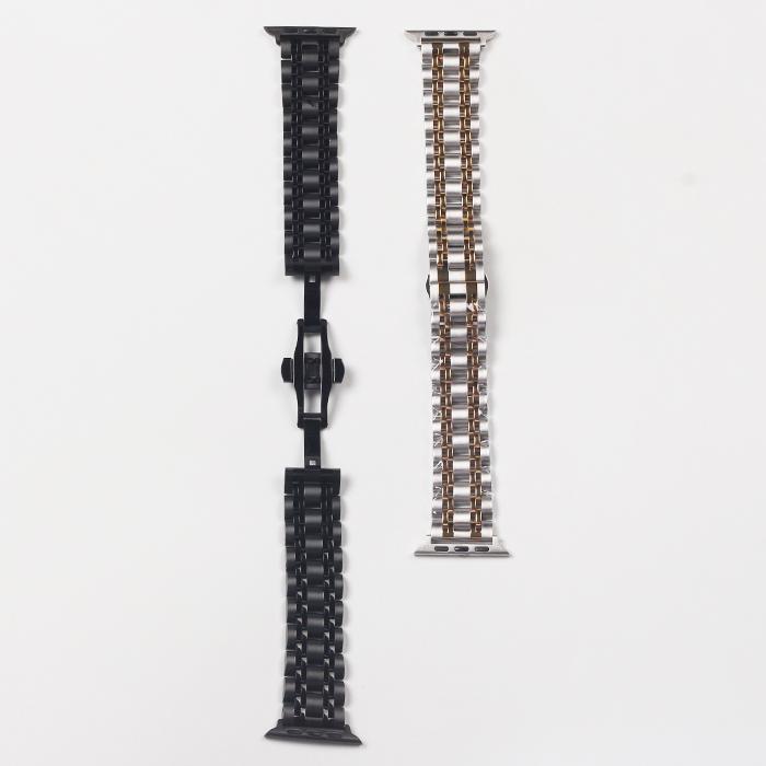 Hot Selling Watch Accessories Stainless Steel Chain Band Replacement Smart Watch Band for Apple Watch Series 8/9/10/11/Ultra/SE