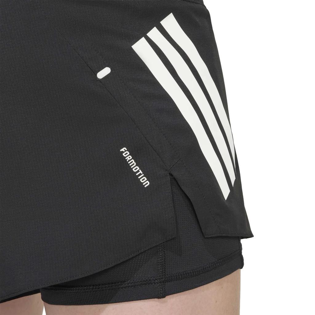 adidas Striped Mid Waist Casual Shorts Women Shorts KA6229