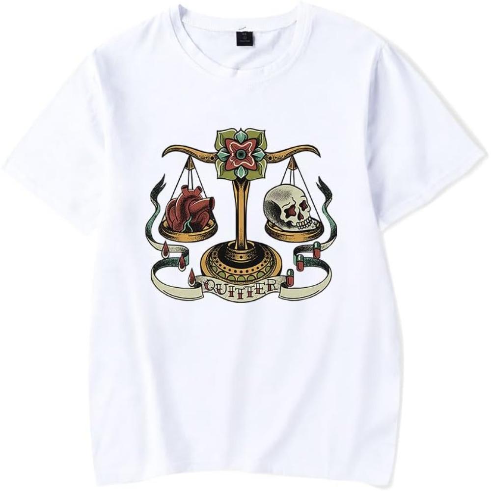 

Cameron Whitcomb Quitter Short Sleeve Merch Tee Women Unisex Crewneck Fashion Tshirt Unisex Tops S