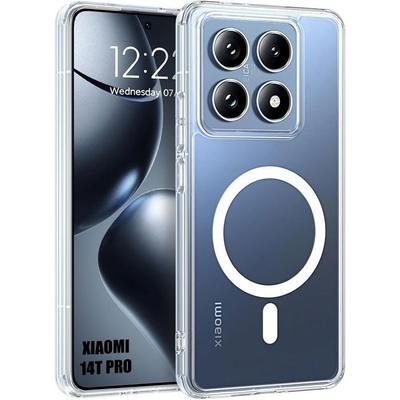 Protective Case - E.F.Connection® - Xiaomi 14T Pro - Transparent - Shockproof - Thin and Lightweight
